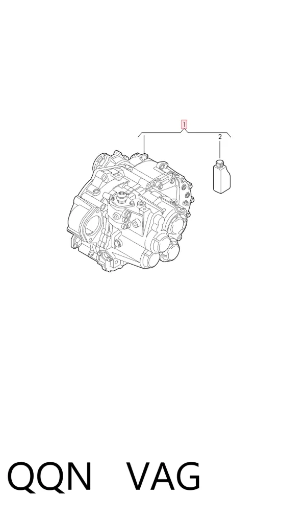 Mechaniczna skrzynia biegów w komplecie Audi Q3 8UB, 8UG