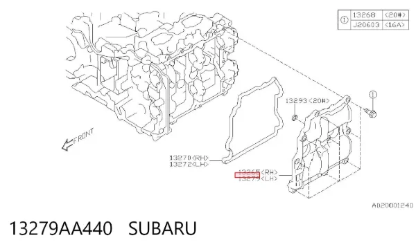  13279AA440 Subaru