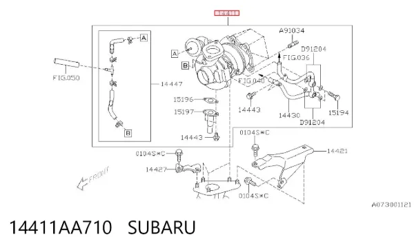 Turbina 14411AA710 Subaru