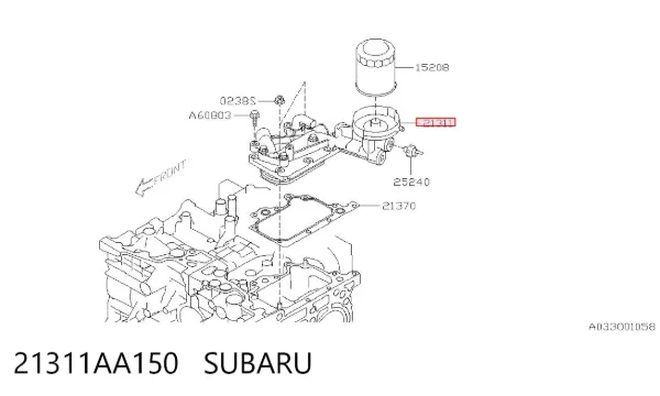 Obudowa filtra oleju 21311AA150 Subaru