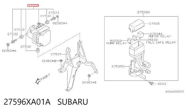 Sterownik ABS  hydrauliczny Subaru Tribeca 