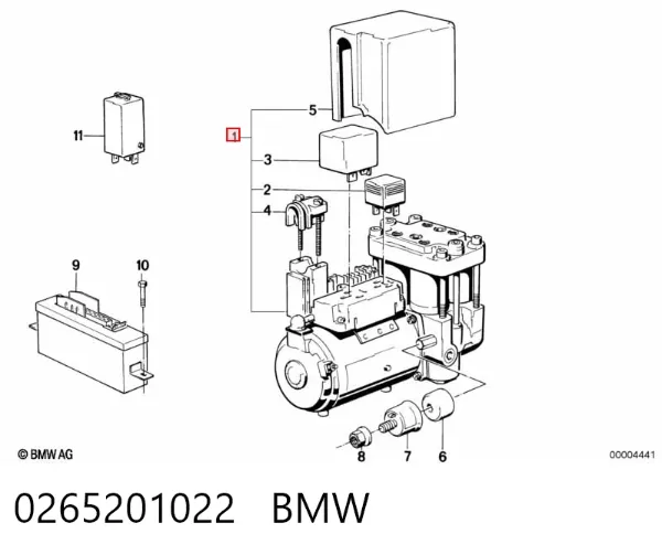 Sterownik ABS  hydrauliczny BMW 7 E32