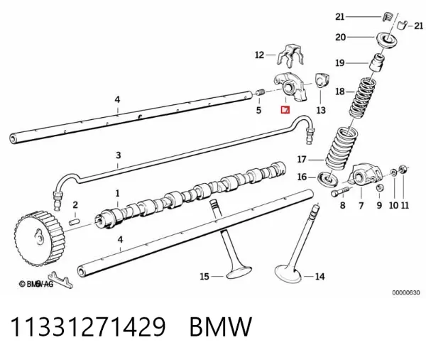 Dźwigienka zaworowa 11331271429 BMW