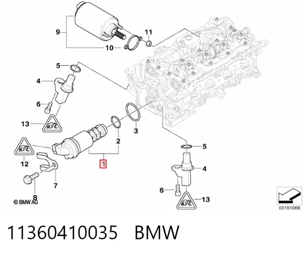 Zawór elektromagnetyczny faz rozrządu 11360410035 BMW