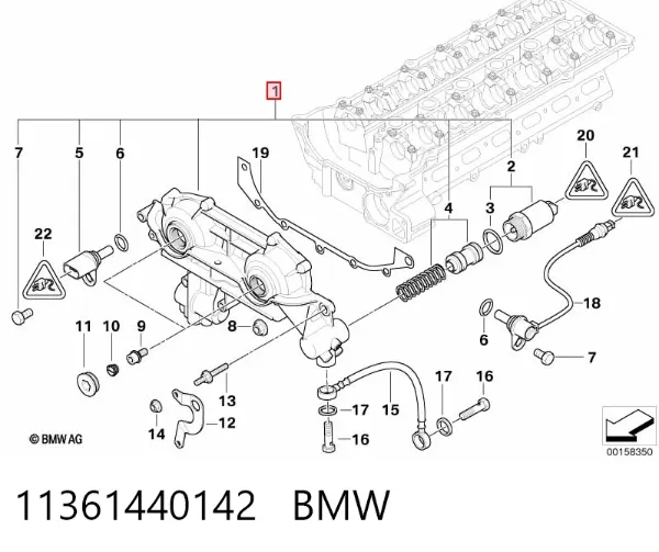 Regulator faz rozrządu 11361440142 BMW
