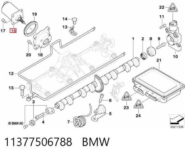 Zawór elektromagnetyczny faz rozrządu 11377506788 BMW