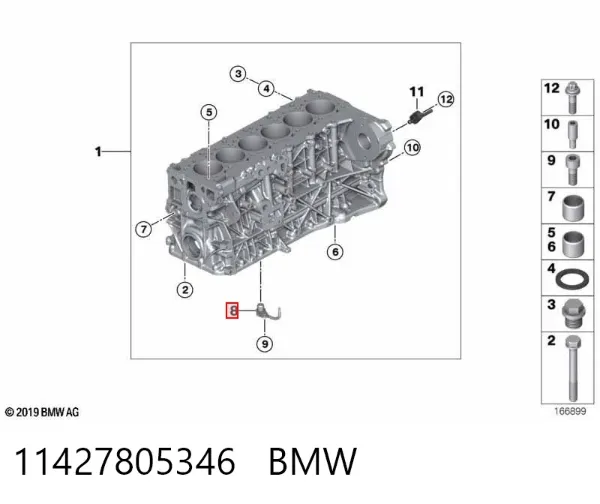 Filtr oleju 11427805346 BMW