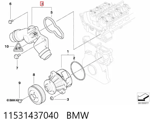 Termostat 11531437040 BMW