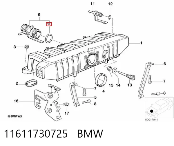 Alternator 11611730725 BMW
