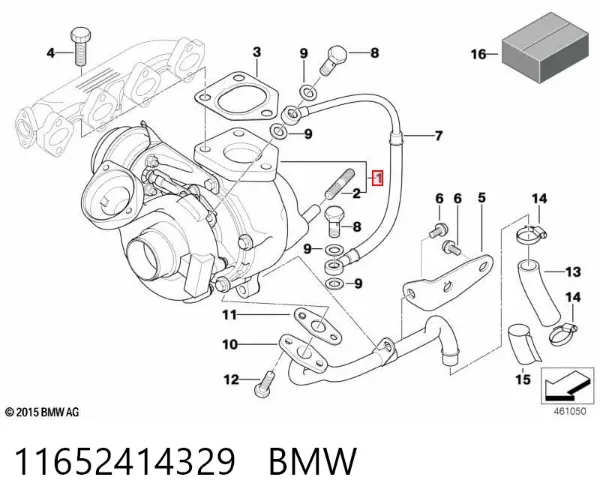 Turbina 11652414329 BMW