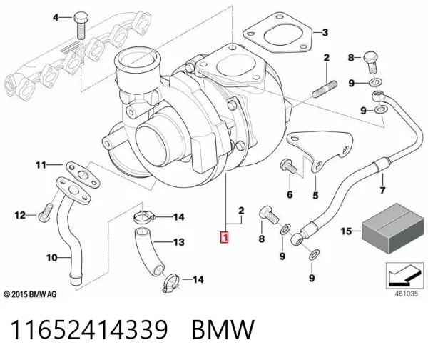 Turbina 11652414339 BMW