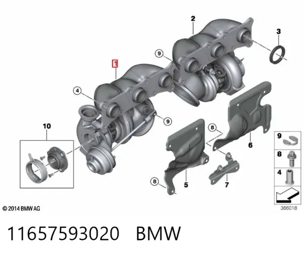 Turbina 11657593020 BMW