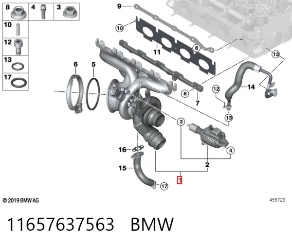 Turbina 11657637563 BMW