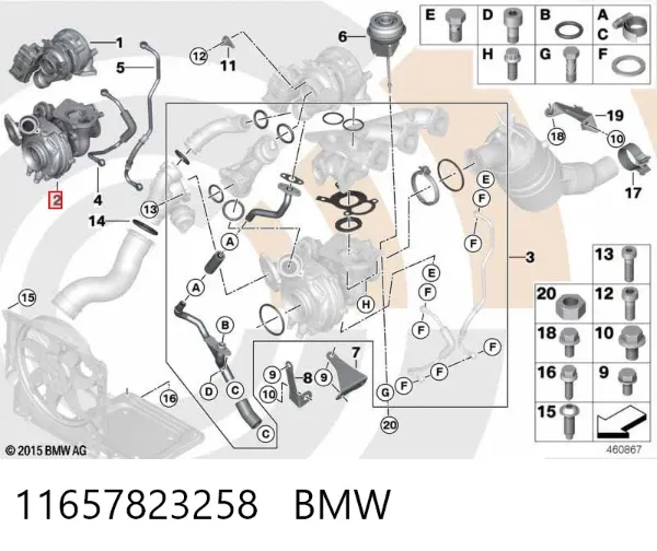 Turbina 11657823258 BMW