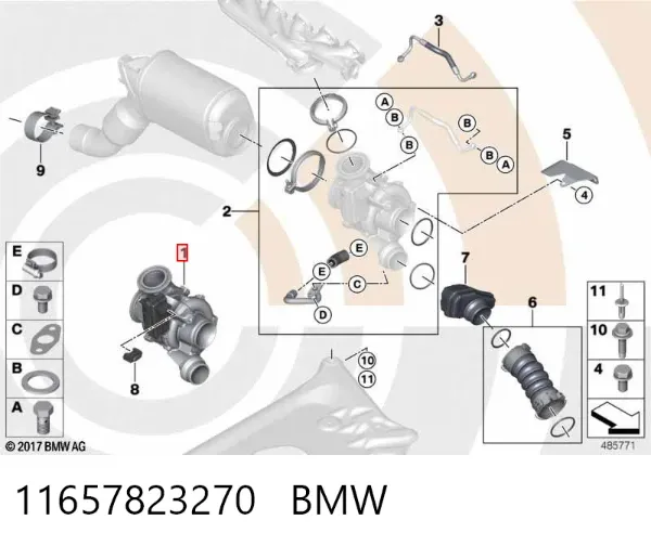 Turbina 11657823270 BMW