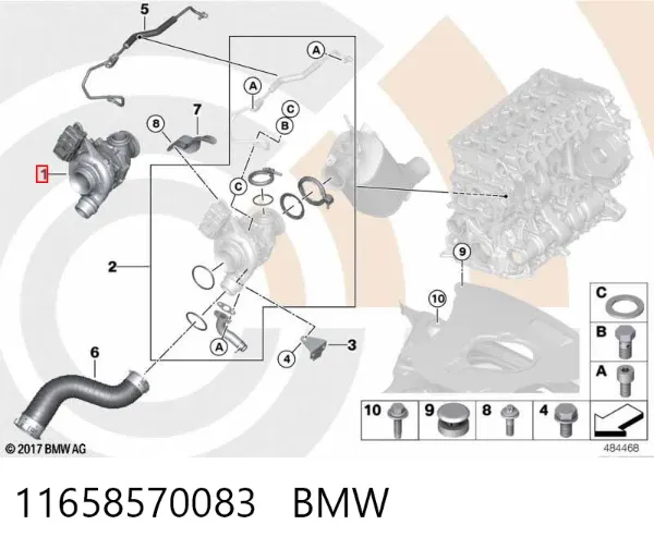 Turbina 11658570083 BMW