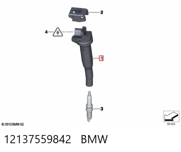 Cewka zapłonowa 12137559842 BMW