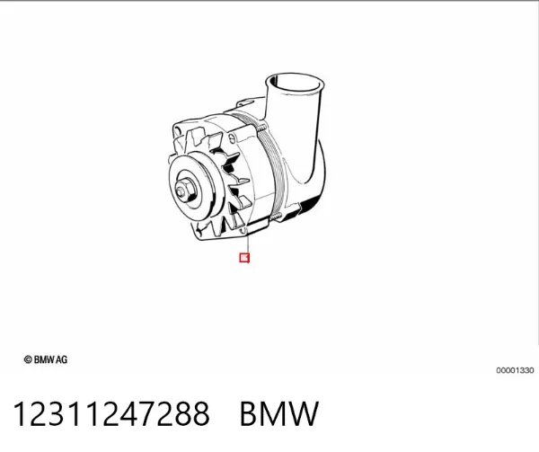 Alternator 12311247288 BMW