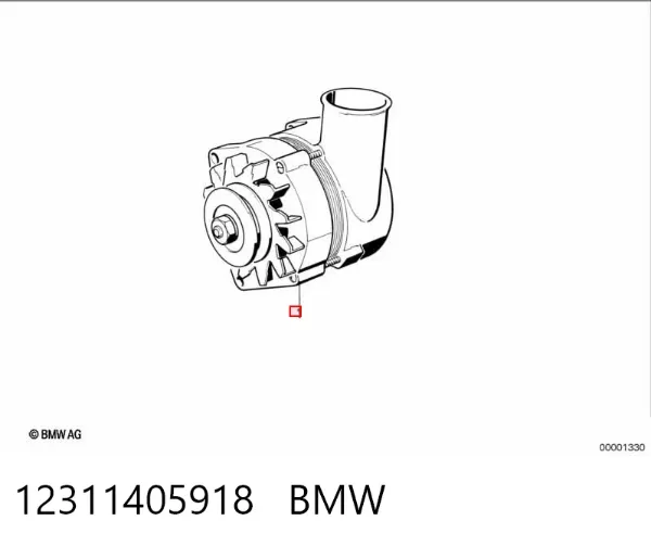 Alternator 12311405918 BMW