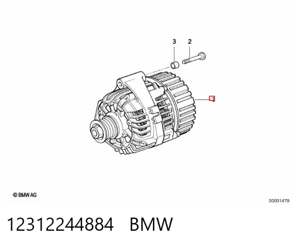 Alternator 12312244884 BMW