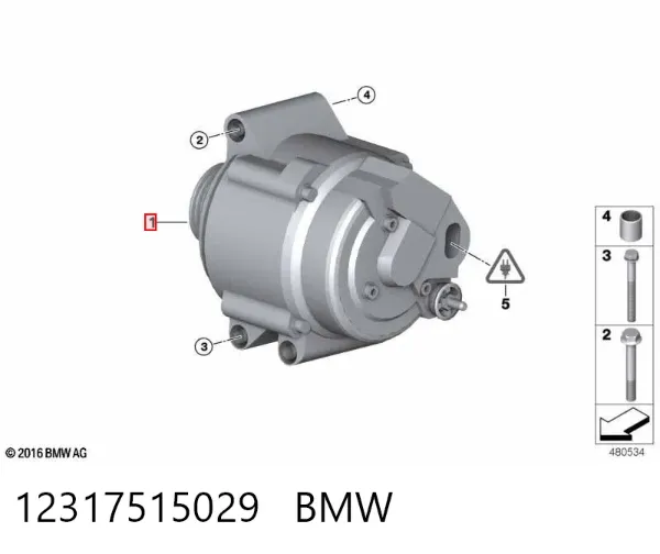 Alternator 12317515029 BMW