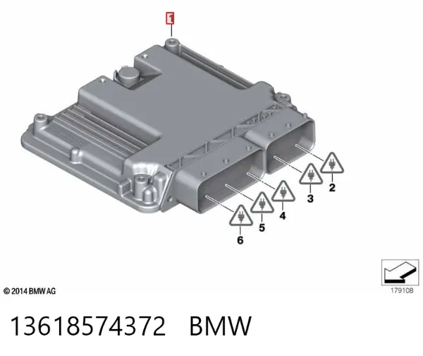 Sterownik silnika 13618574372 BMW