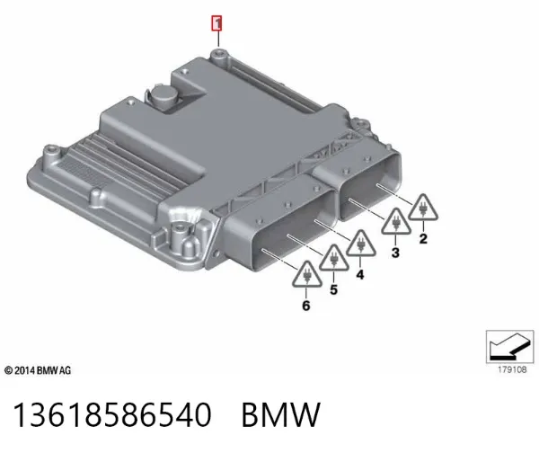 Sterownik silnika BMW X5 F15, F85