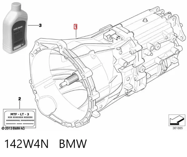 Mechaniczna skrzynia biegów w komplecie BMW X1 E84