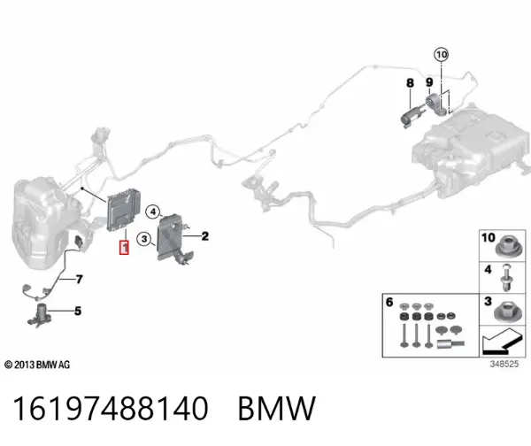 Sterownik AD BLUE 16197488140 BMW