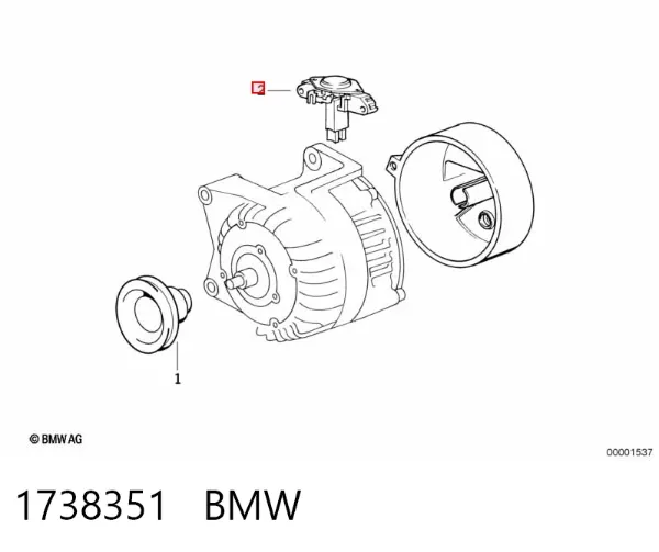 Alternator 1738351 BMW