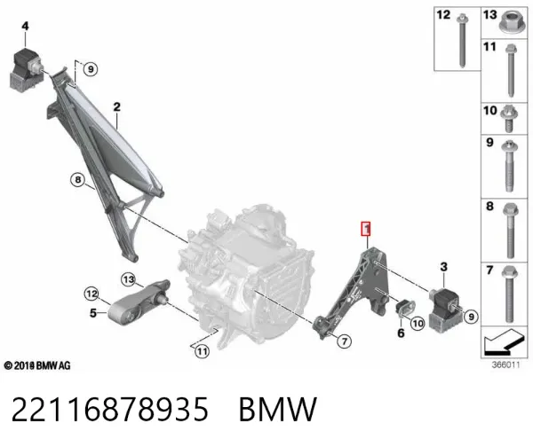  22116878935 BMW
