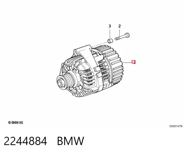 Alternator 2244884 BMW
