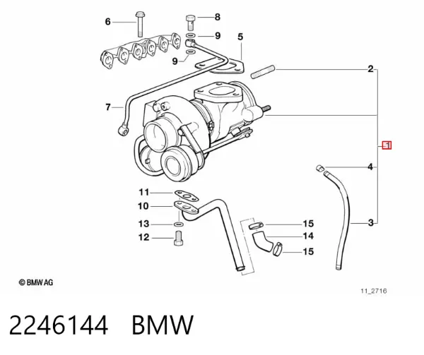 Turbina 2246144 BMW
