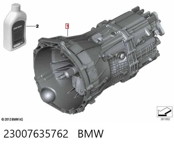 Mechaniczna skrzynia biegów w komplecie BMW 5 F10