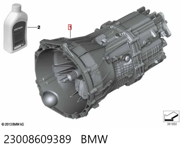 Mechaniczna skrzynia biegów w komplecie 23008609389 BMW