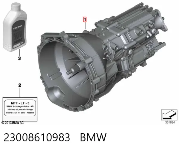 Mechaniczna skrzynia biegów w komplecie BMW 3 F30, F80