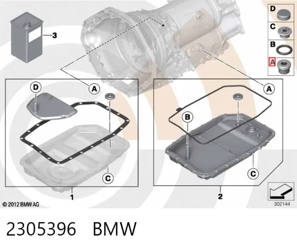 Olej przekładniowy 2305396 BMW