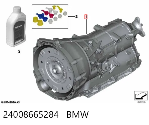Automatyczna skrzynia biegów, kompletna 24008665284 BMW