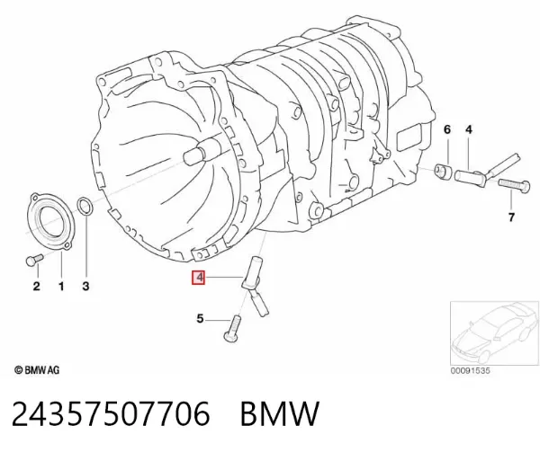 Czujnik prędkości 24357507706 BMW