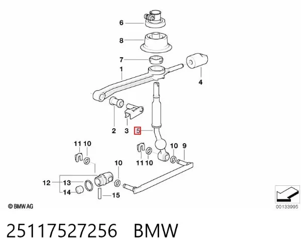Dźwignia zmiany biegów BMW 3 E46