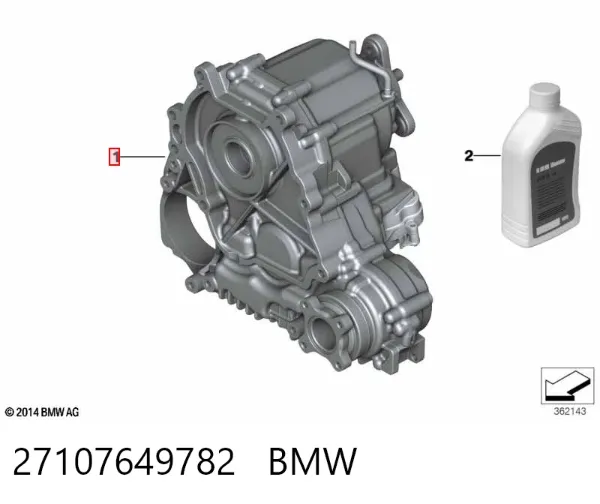 Skrzynia rozdzielcza 27107649782 BMW