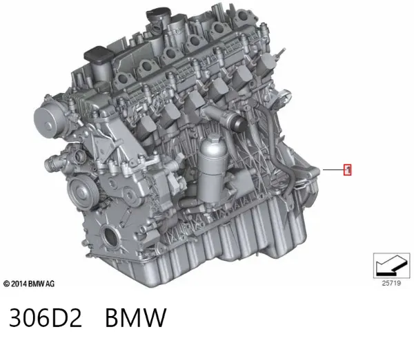 Silnik w komplecie BMW X5 E53