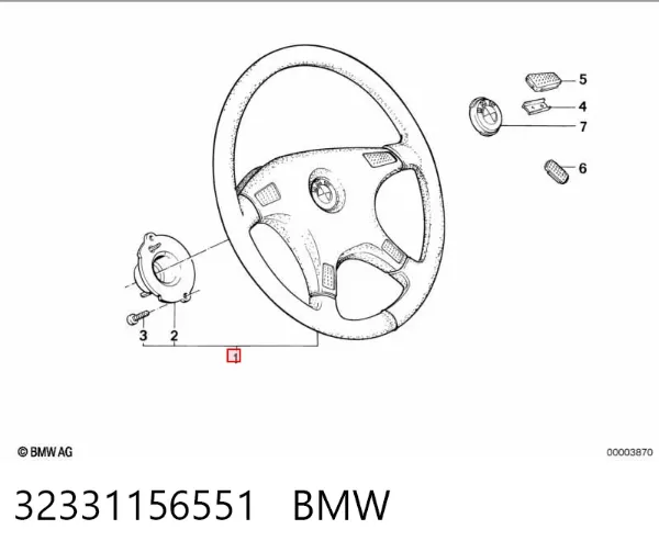 Kierownica BMW 5 E34