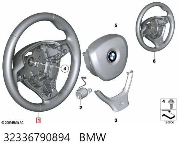 Kierownica BMW 7 F01, F02, F03, F04