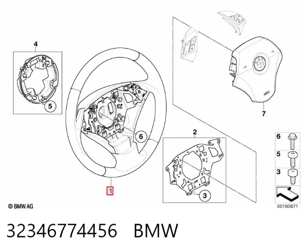 Kierownica BMW 5 E60