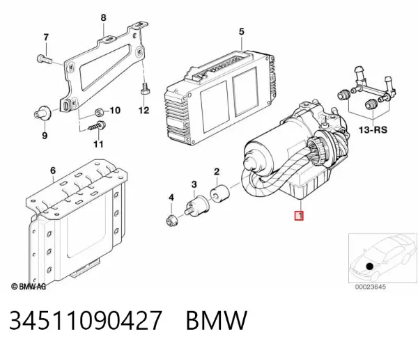 Sterownik ABS  hydrauliczny BMW 3 E36
