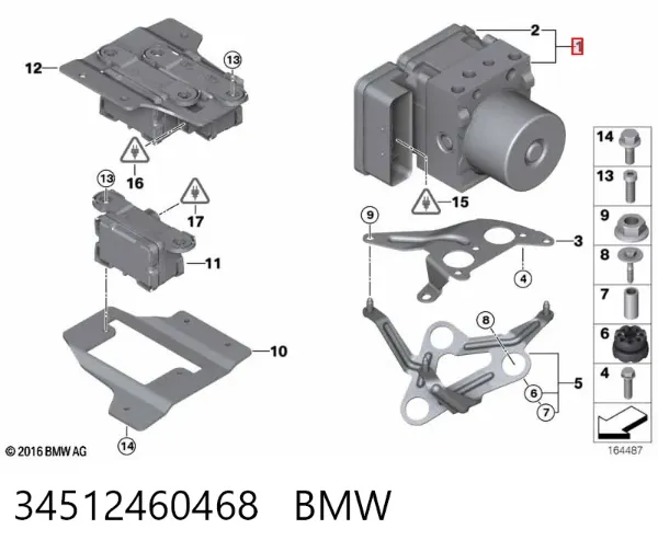 Sterownik ABS  hydrauliczny BMW 1 E81