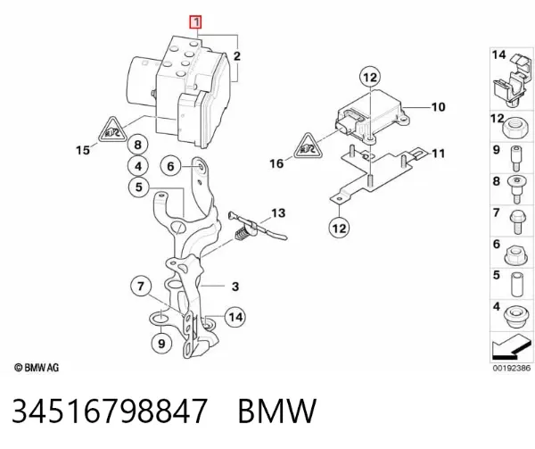 Sterownik ABS  hydrauliczny Mini Clubman I