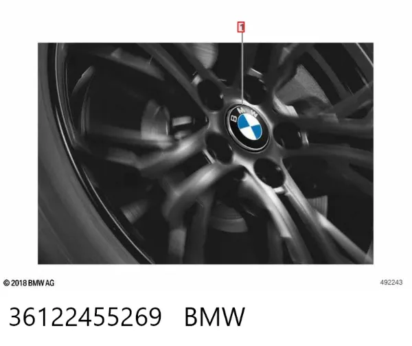 Kołpak do obręczy koła 36122455269 BMW