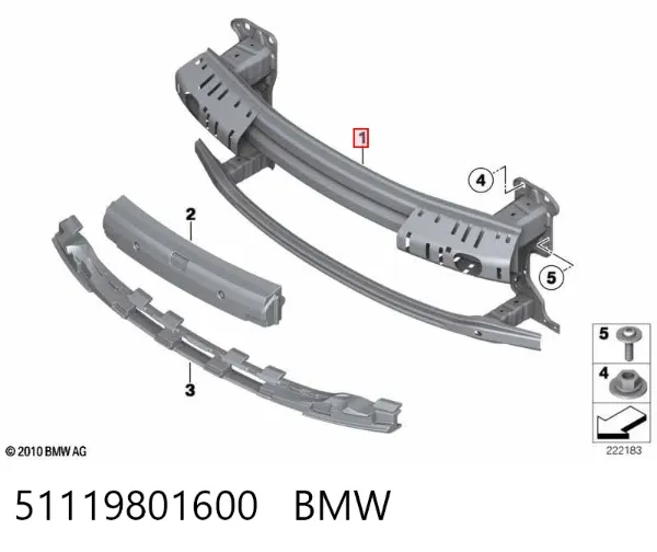Wzmocnienie zderzaka przedniego Mini COUNTRYMAN R60